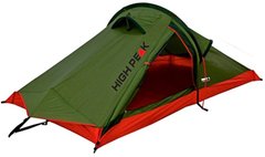 Палатка High Peak Siskin 2 (Green/Red), Зелёный