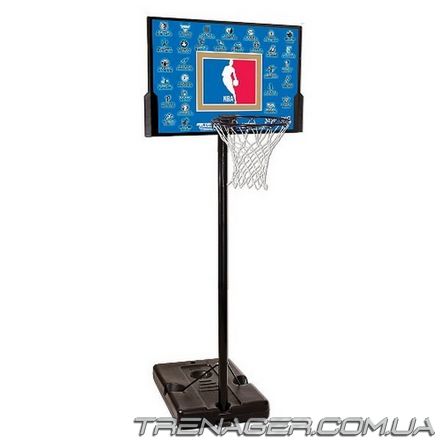 Баскетбольные стойки (мобильные) Spalding NBA Teams 44" Rectangle Composite 63501CN
