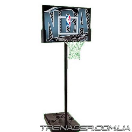Баскетбольные стойки (мобильные) Spalding NBA Logoman 44" Rectangle Composite 63502CN
