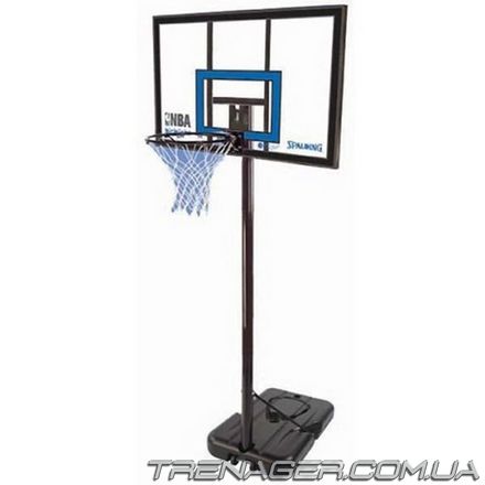 Баскетбольные стойки (мобильные) Spalding NBA Gold Highlight 42" Rectangle Acrylic 77455CN