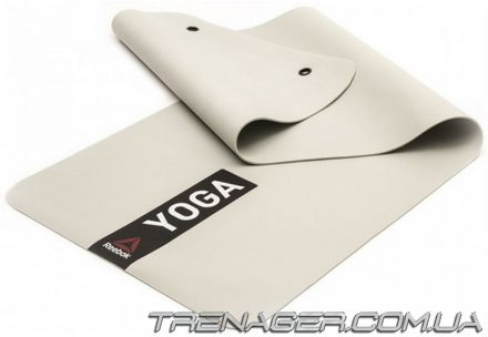 Коврик для йоги Reebok RSYG-16024 4 мм серый, Серый
