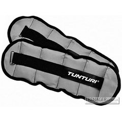 Утяжелители Tunturi Arm/Leg Weights 2 x 0,5 кг (14TUSFU117), Серый/темно-серый;