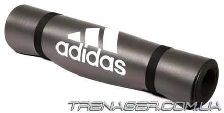 Мат для фитнеса Adidas ADMT-12234GR черный, Черный
