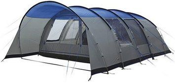 Палатка High Peak Leesburg 5 (Grey/Blue), Серый/темно-серый;