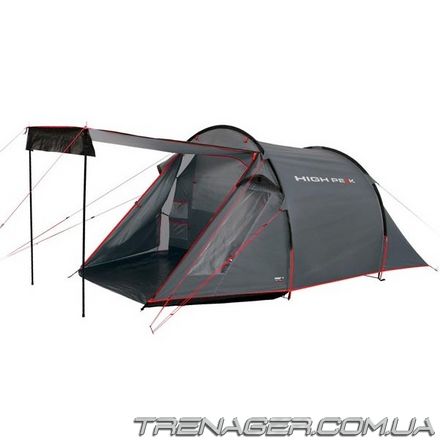 Палатка High Peak Ascoli 3 (Dark grey/Red)
