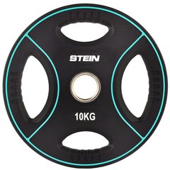 Диск поліуретановий чорний Stein 10 кг DB6091-10