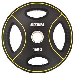 Диск полиуретановый черный Stein 15 кг DB6091-15