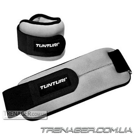 Утяжелители Tunturi Soft Weights 2 x 0,5 кг (14TUSCL239), Серый/темно-серый;