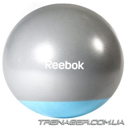 Мяч гимнастический Reebok RAB-40015BL - 55 см серый/голубой