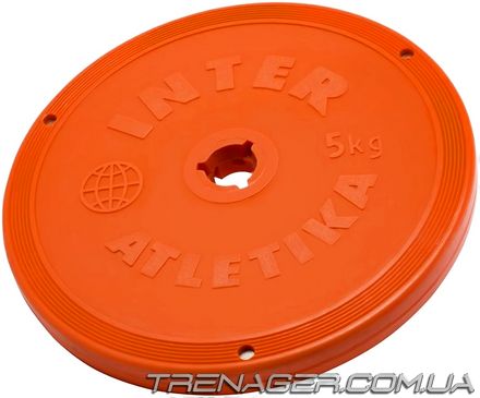 Диск InterAtletika ST521-4 5 кг