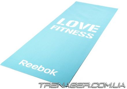 Мат для фитнеса Reebok Love Fitness RAMT-11024BLL голубой